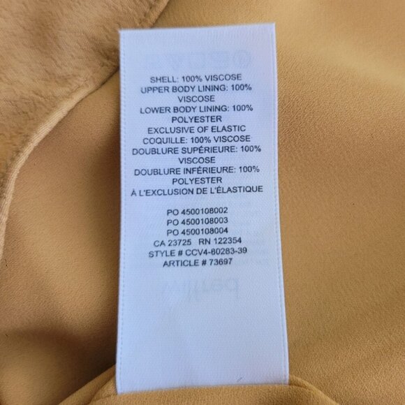 NWT Wilfred Aritzia Cammy Dress Gold Size Small - Picture 13 of 16